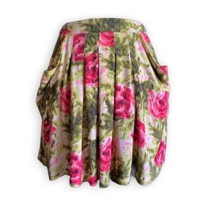 Gorgeous Summer Watercolor Floral Mini Skirt